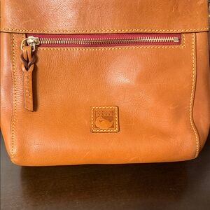 Dooney & Bourke Allison Florentine Tan Leather crossbody